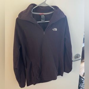 The North Face Quarter Zip Fleece Pullover (Dark Purple)